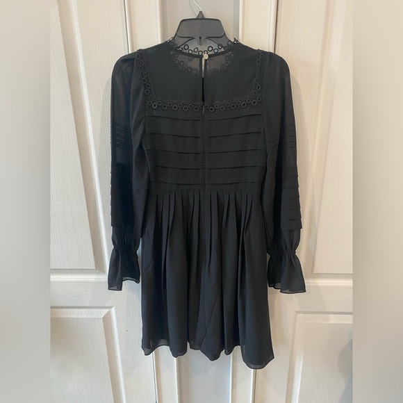 Ted Baker Black Lace Trimmed Arrebel Dress - Picture 3 of 8